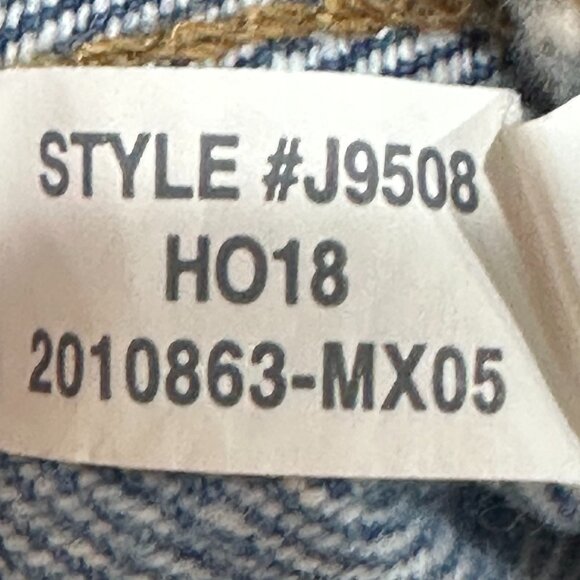 Madewell The Dadjean Light Wash Button Fly Relaxed Size 23 Cotton‎ 90's Straight - Picture 9 of 9